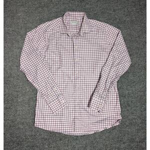 Eton Shirt Mens Size XL 44 17.5 Slim Long Sleeve